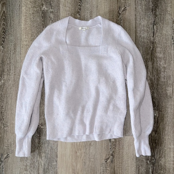 Madewell Melwood Square Neck Pullover - Picture 2 of 5